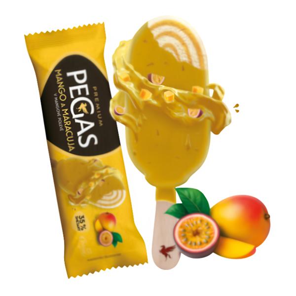 Pegas Premium Mango & Marakuja v mangové polevě