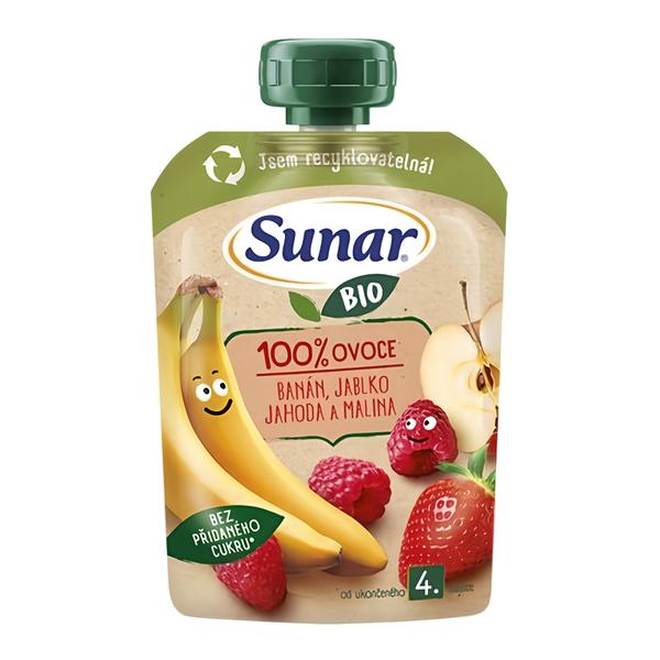 Sunar BIO Banán jablko jahoda malina Košík.cz