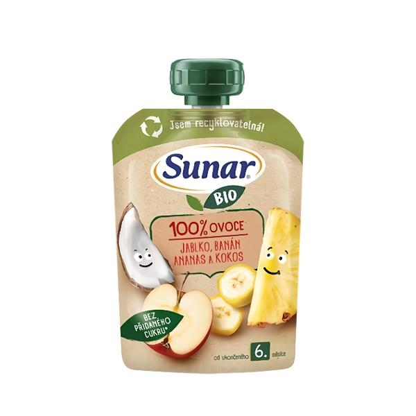 Sunar BIO Jablko banán ananas kokos Košík.cz