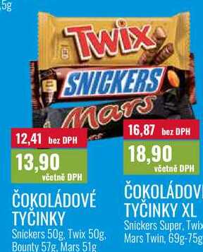 ČOKOLÁDOVÉ TYČINKY, 50g