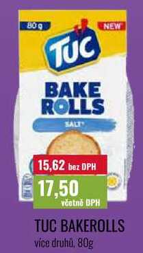 TUC BAKEROLLS 80g