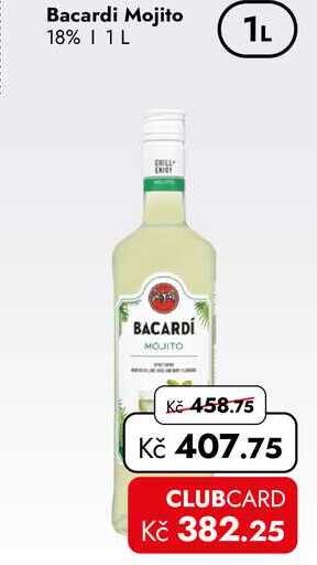 Bacardi Mojito 18% 1L