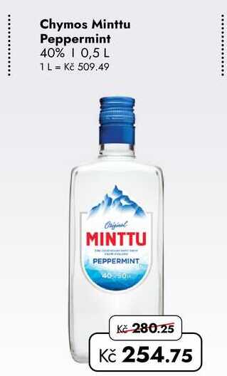 Chymos Minttu Peppermint 40% 0,5 L