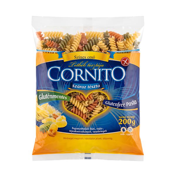 Cornito Bezlepkové těstoviny barevné spirály