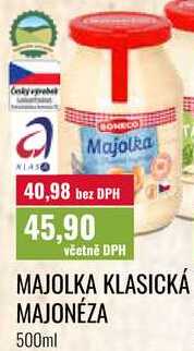 MAJOLKA KLASICKÁ MAJONÉZA 500ml  