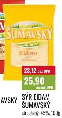 SÝR EIDAM ŠUMAVSKÝ 100g
