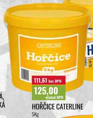 HOŘČICE CATERLINE 5Kg  