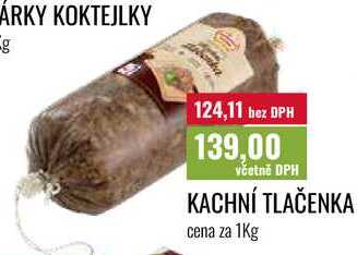 KACHNÍ TLAČENKA cena za 1kg