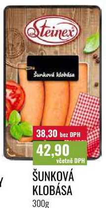 ŠUNKOVÁ KLOBÁSA 300g