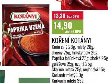 Koření Kotányi