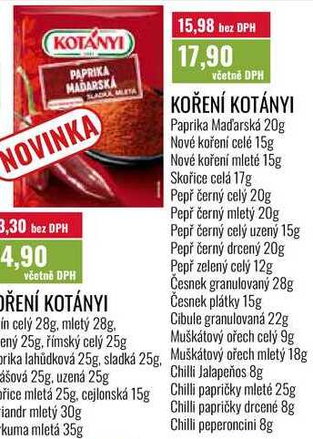 KOŘENÍ KOTÁNYI