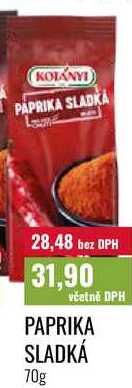 PAPRIKA SLADKÁ 70g