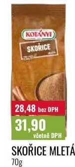 SKOŘICE MLETÁ 70g