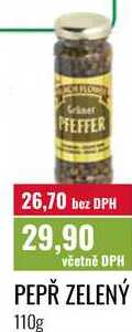 PEPŘ ZELENÝ 110g 