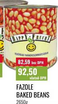 FAZOLE BAKED BEANS 2650g