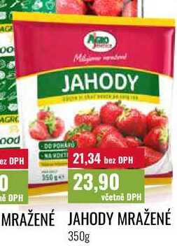 JAHODY MRAŽENÉ 350g