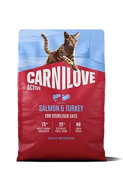 Carnilove Cat Active Dry Salmon&Turkey Sterilised adult ab2kg