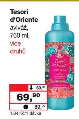 Tesori d'Oriente aviváž, 760 ml Barvy a laky drogerie 