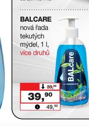 BALCARE nová řada tekutých mýdel, 1l