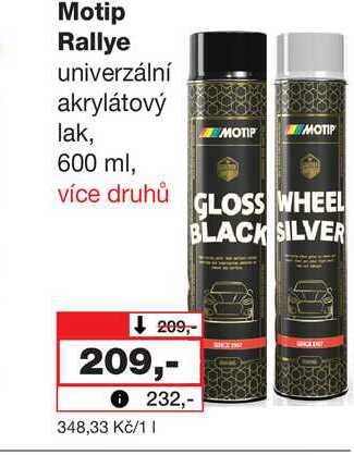 Motip Rallye univerzální akrylátový lak, 600 ml Barvy a laky drogerie 