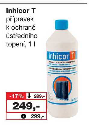 Inhicor T přípravek k ochraně ústředního topení, 1l Barvy a laky drogerie 