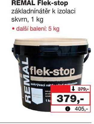 REMAL Flek-stop základnínátěr k izolaci skvrn, 1 kg