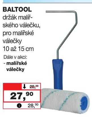 BALTOOL držák malířského válečku, pro malířské válečky 10 až 15 cm Barvy a laky drogerie 