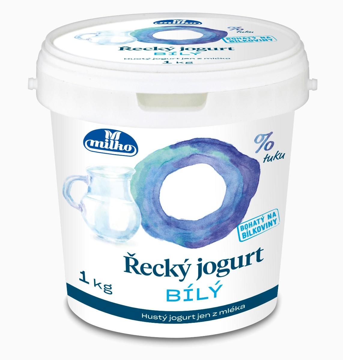 Milko Řecký jogurt bílý, 1 kg