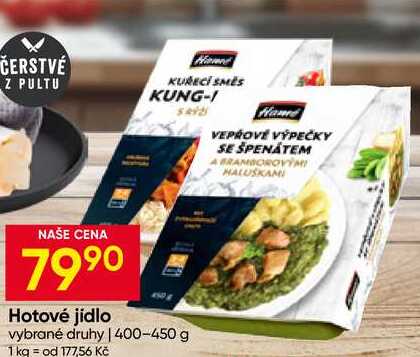 Hamé Hotové jídlo vybrané druhy 400-450 g