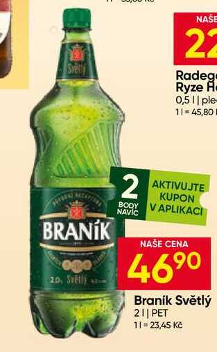 Staropramen Světlý, výčepní pivo (PET) 2l