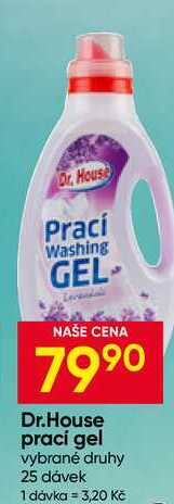 Dr.House prací gel vybrané druhy 25 dávek Hruška