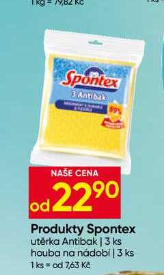 Produkty Spontex utěrka Antibak 3 ks
