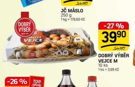 DOBRÝ VÝBĚR VEJCE M 10 ks