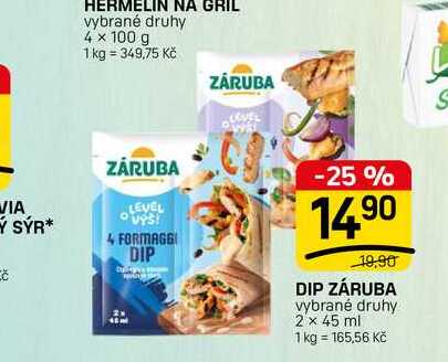 DIP ZÁRUBA vybrané druhy 2 x 45 ml