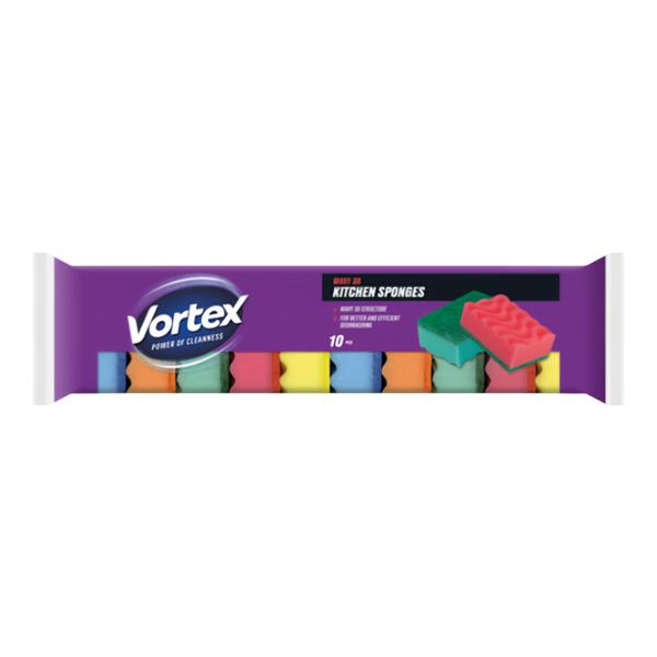 Vortex Kuchyňské houbičky 3D vlnité 10 ks