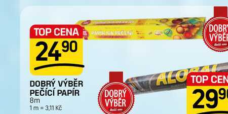 DOBRÝ VÝBĚR PEČÍCÍ PAPÍR 8m