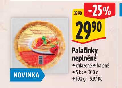 Palačinky neplněné 300 g