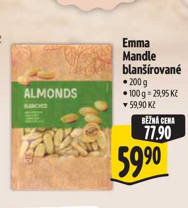 Emma Mandle blanšírované 200 g