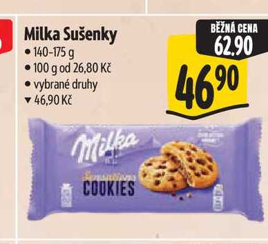 Milka Sušenky 140-175 g 