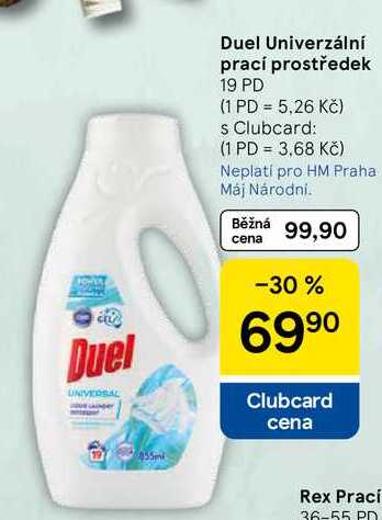 Duel Univerzální prací prostředek, 19 PD Tesco