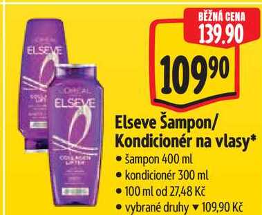 Elseve Kondicionér na vlasy, 300 ml