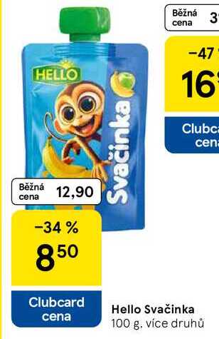 Hello Svačinka, 100 g Tesco