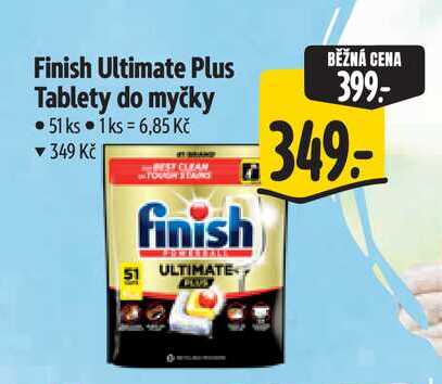 Finish Ultimate Plus Tablety do myčky 51 ks Albert