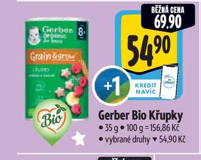  Gerber Bio Křupky 35 g  
