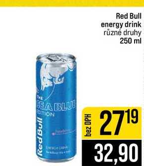 Red Bull energy drink různé druhy 250 ml