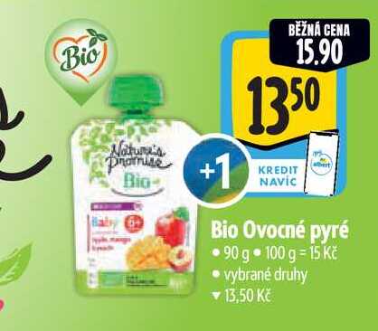 Bio Ovocné pyré 90 g