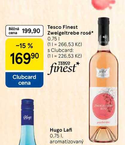 Tesco Finest Zweigeltrebe rosé, 0.75 l 