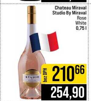 Chateau Miraval Studio By Miraval Rose White 0,75l