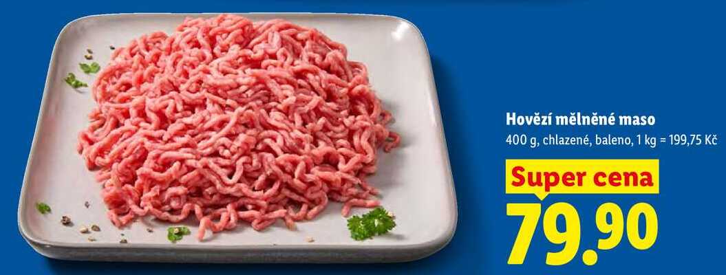 Hovězí mělněné maso, 400 g