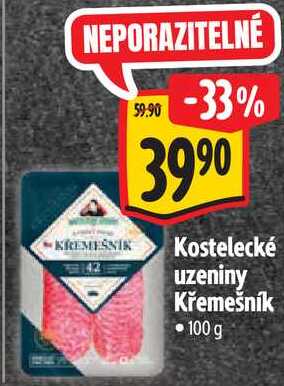 Kostelecké uzeniny Křemešník, 100 g